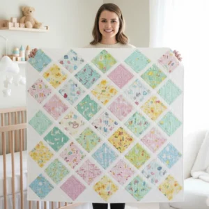 Diamond Baby Quilt Pattern