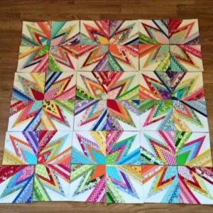 Prismatic Whirl Quilt Pattern
