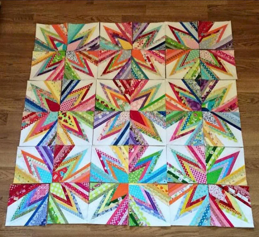 Prismatic Whirl Quilt Pattern