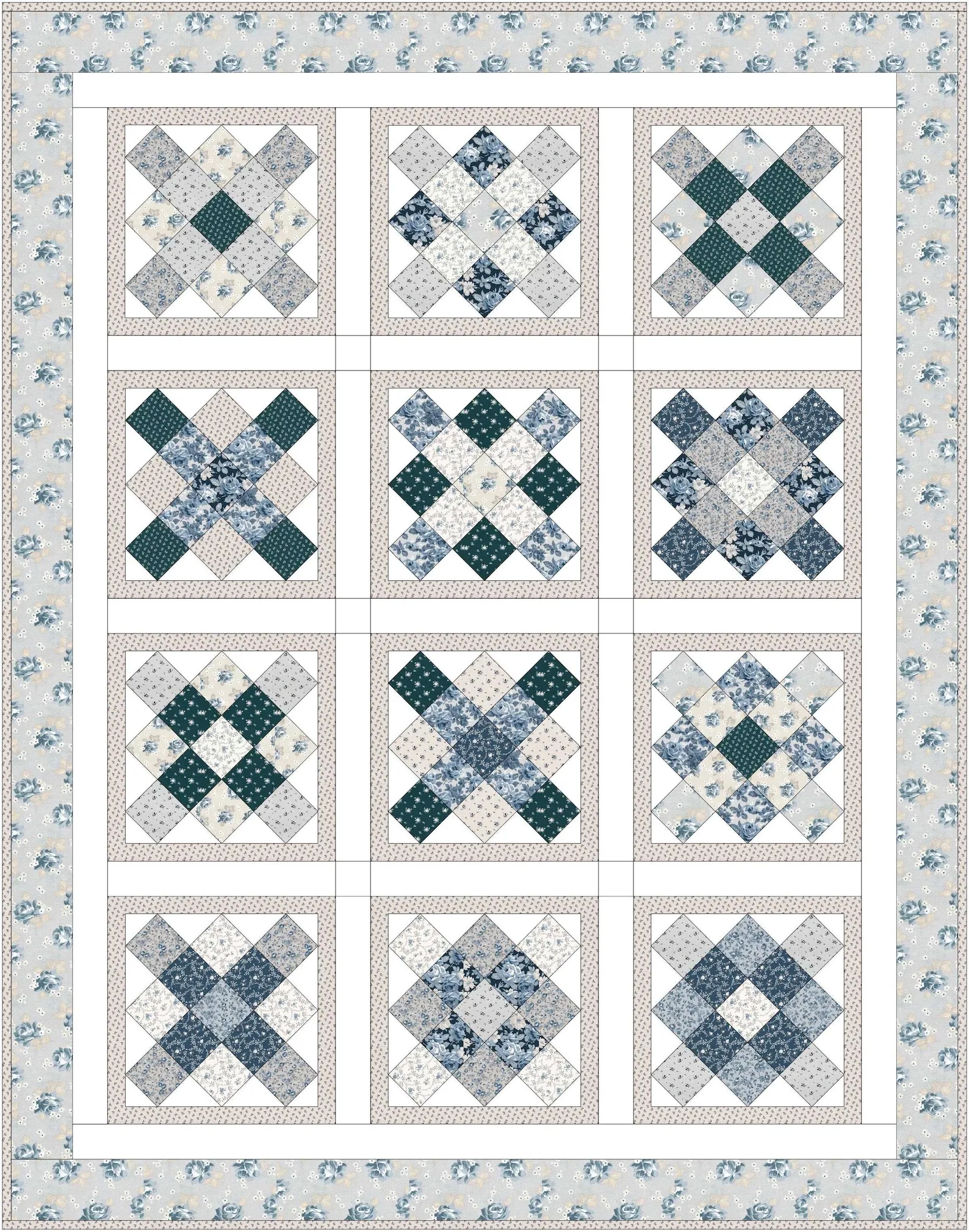 Cozy Heirloom Quilt — 4 Sizes - Image 13