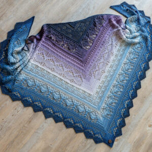 Frozen Iris Shawl Pattern