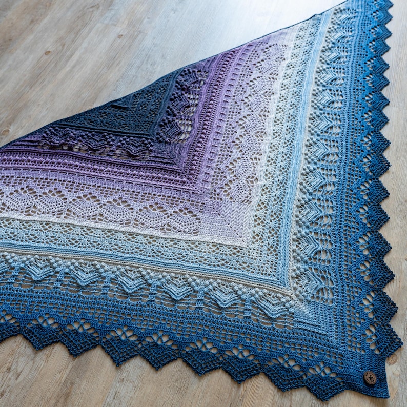 Frozen Iris Shawl Pattern - Image 9