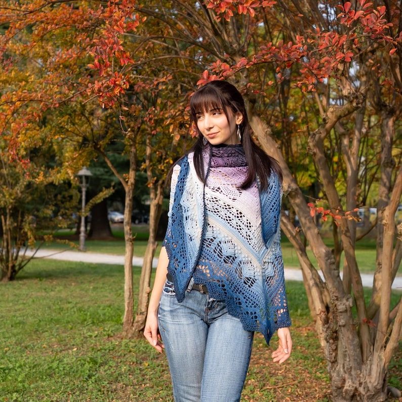Frozen Iris Shawl Pattern - Image 6