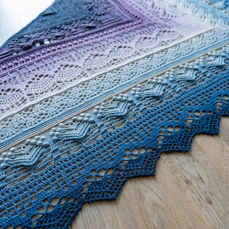 Frozen Iris Shawl Pattern - Image 5