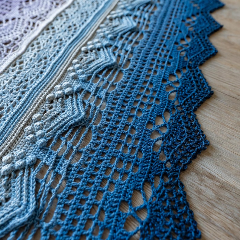 Frozen Iris Shawl Pattern - Image 8
