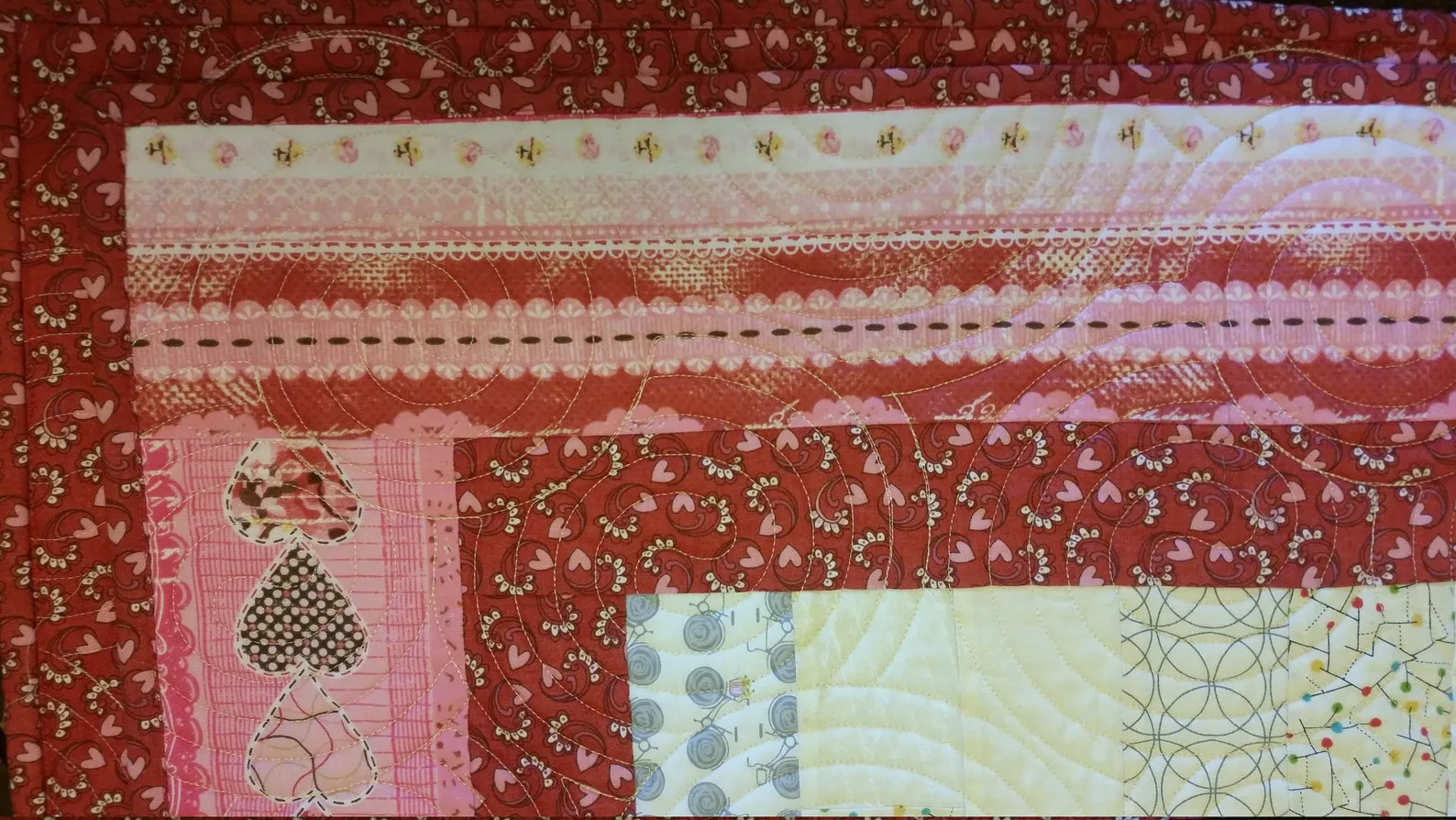 Strip Heart Quilt — Easy PDF - Image 3