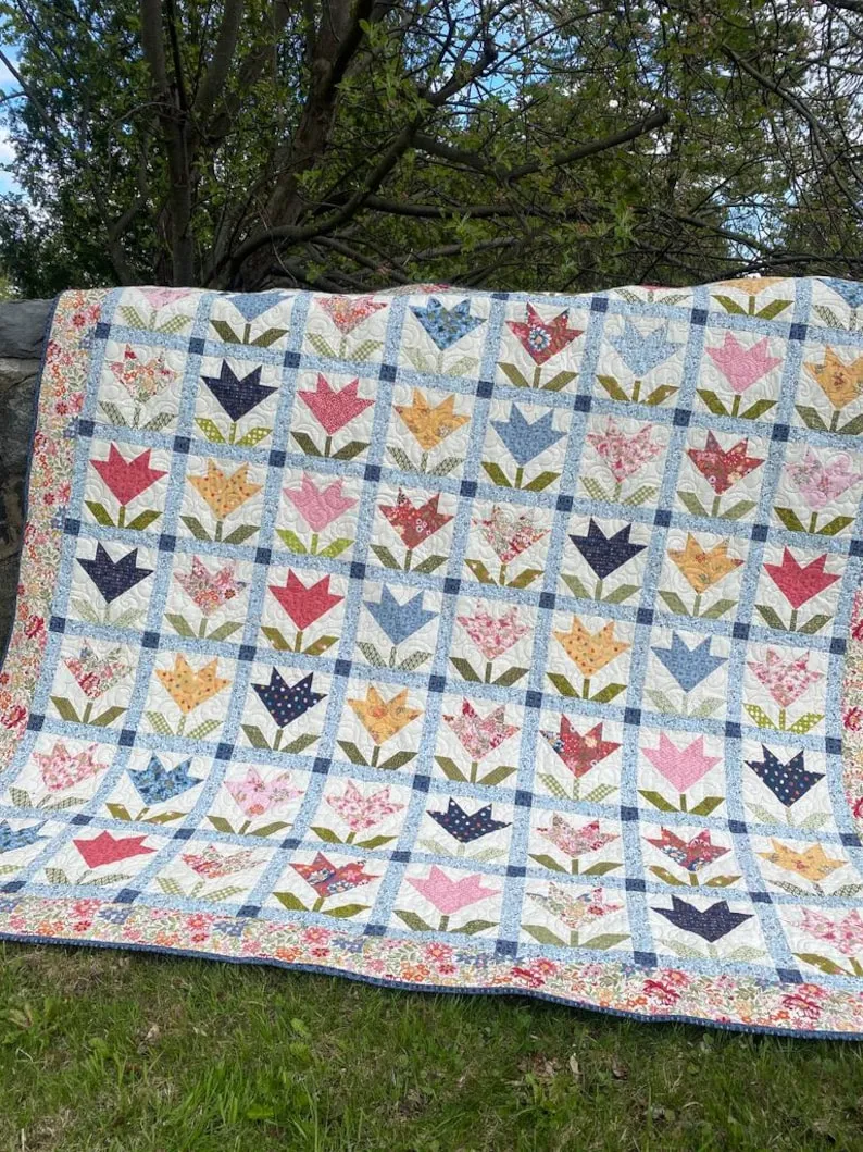 Bloom Your Tulip Quilt Today