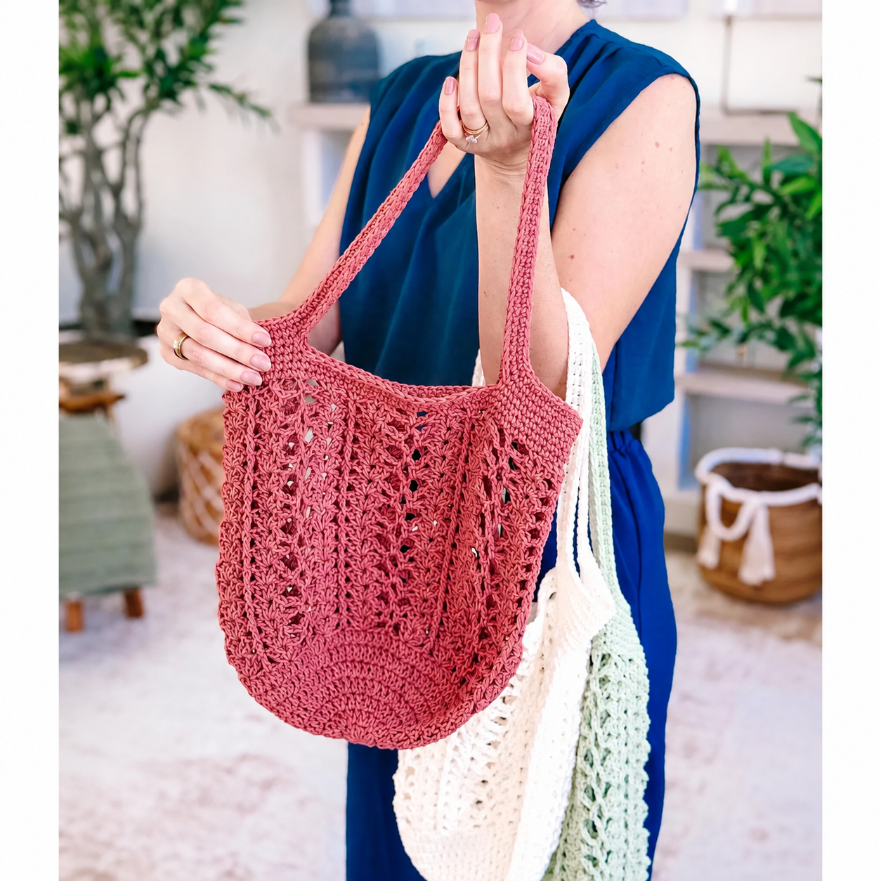 Willow Mesh Market Bag Pattern - Image 4