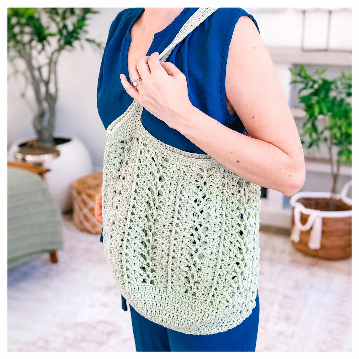 Willow Mesh Market Bag Pattern - Image 5