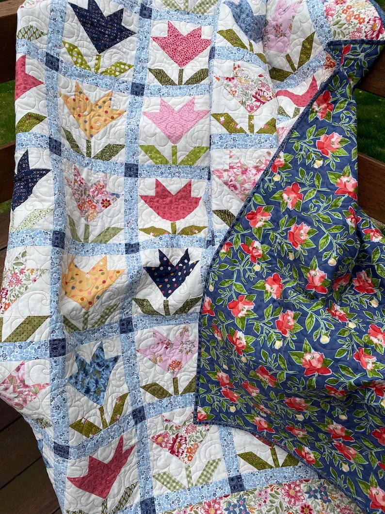 Bloom Your Tulip Quilt Today - Image 3