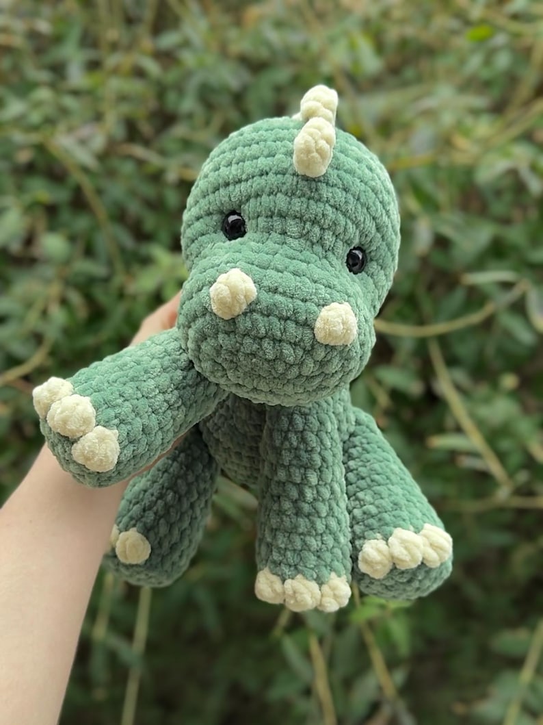 Crochet Dino That Sits Alone! - Image 2