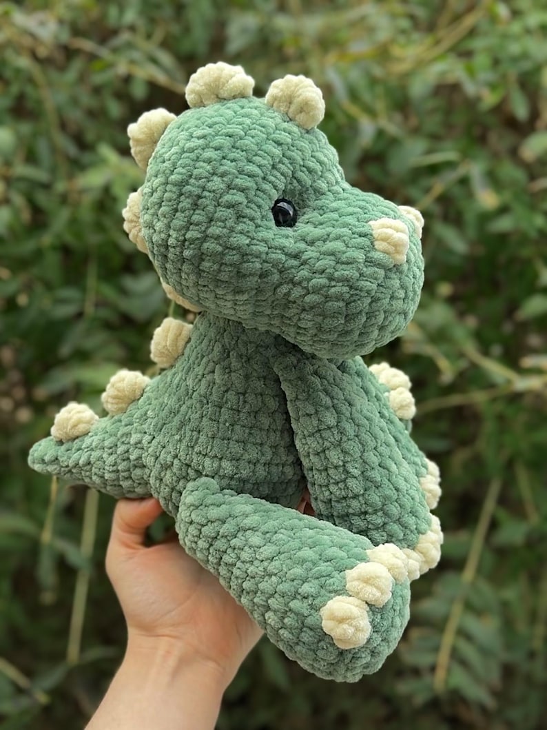 Crochet Dino That Sits Alone! - Image 3