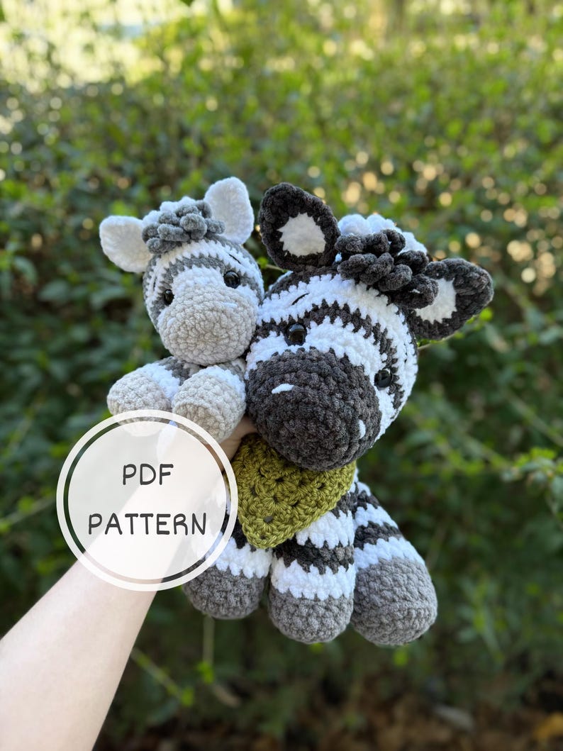 Crochet Ziggy Zebra Pattern