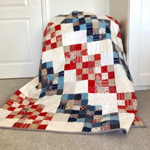 Jelly Roll Quilt: 4 Sizes PDF