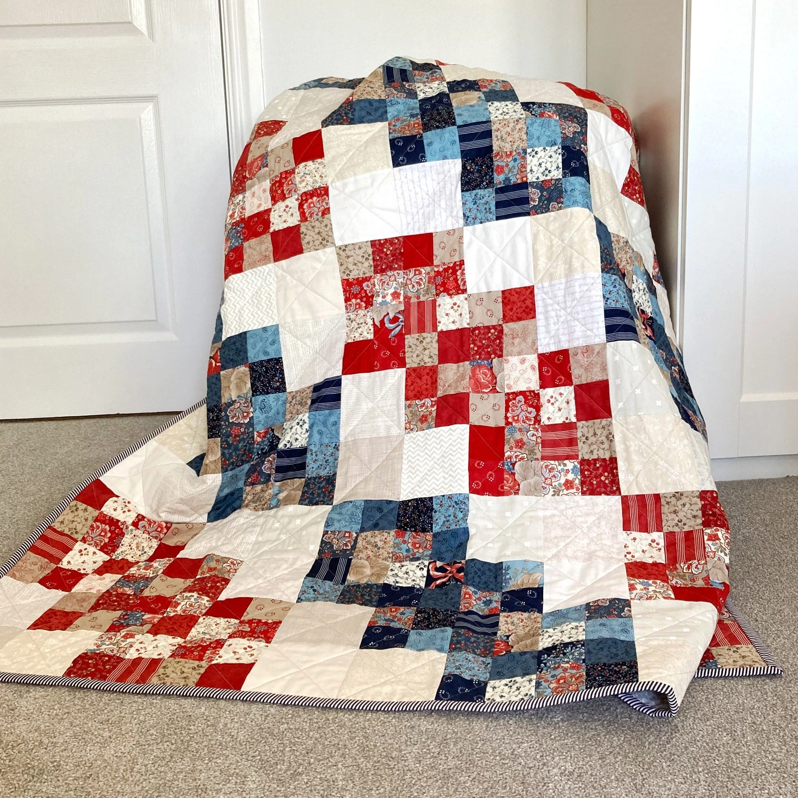 Jelly Roll Quilt: 4 Sizes PDF - Image 11
