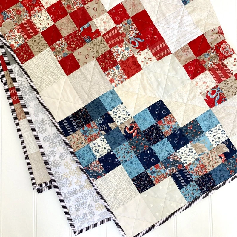 Jelly Roll Quilt: 4 Sizes PDF - Image 9
