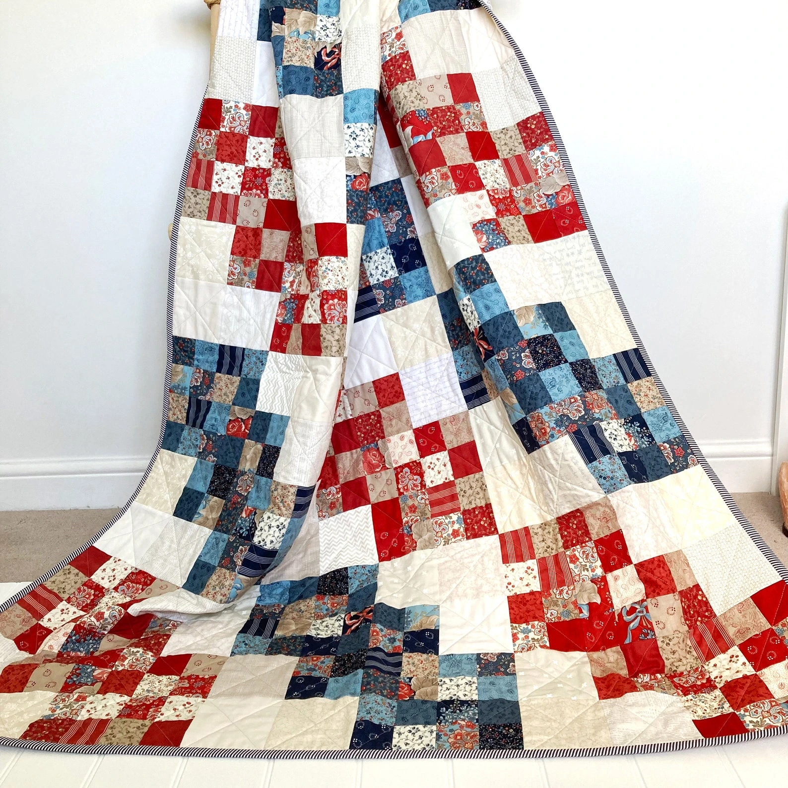 Jelly Roll Quilt: 4 Sizes PDF - Image 5