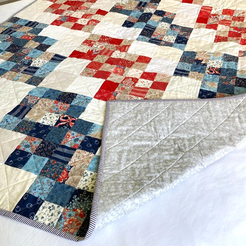 Jelly Roll Quilt: 4 Sizes PDF - Image 14