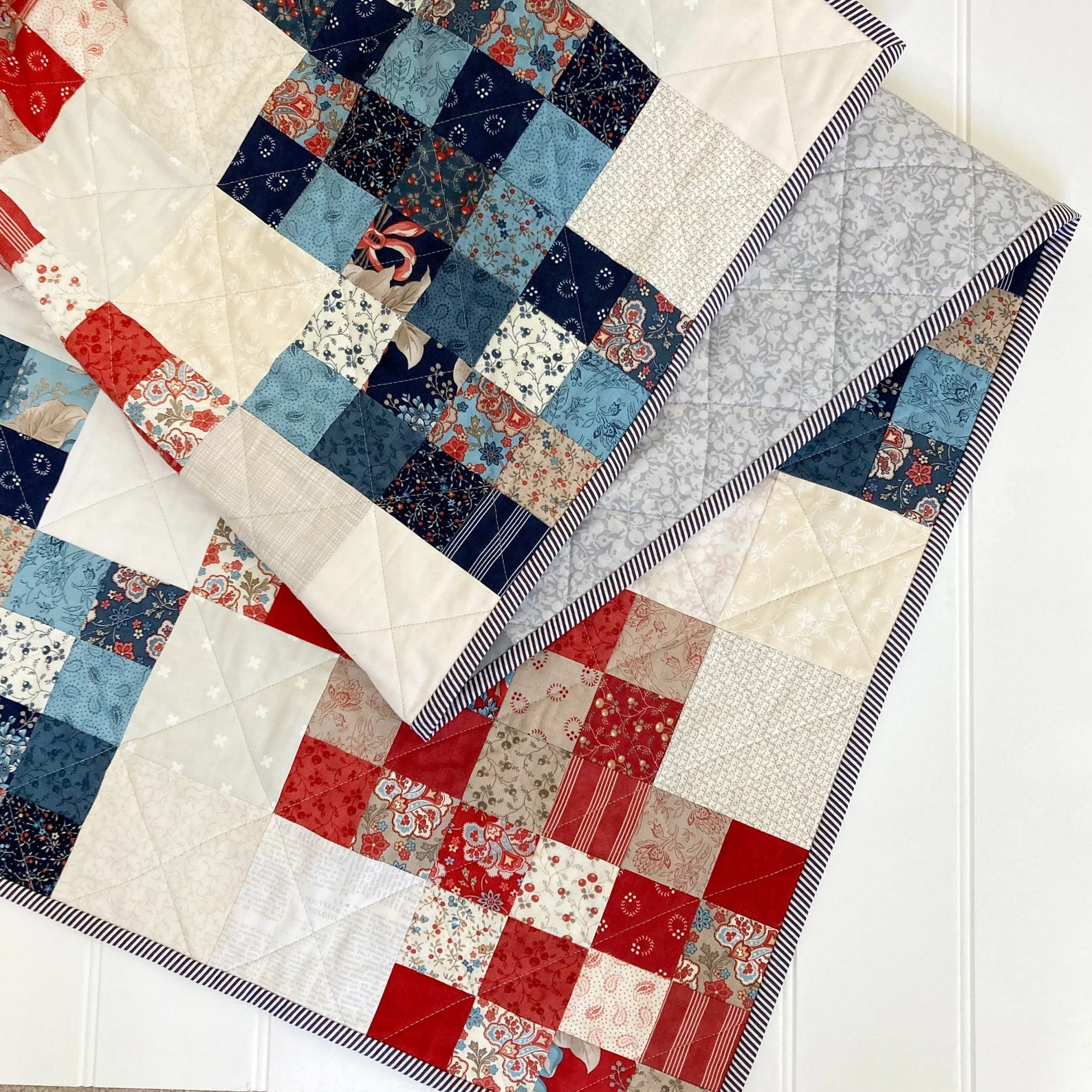 Jelly Roll Quilt: 4 Sizes PDF - Image 4