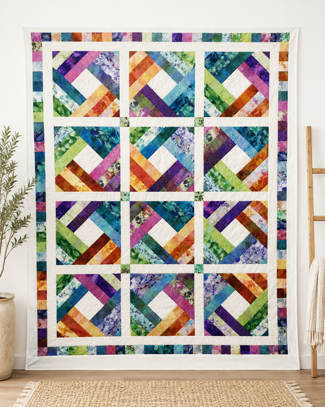 Diamond Log Cabin Quilt Pattern - Image 4