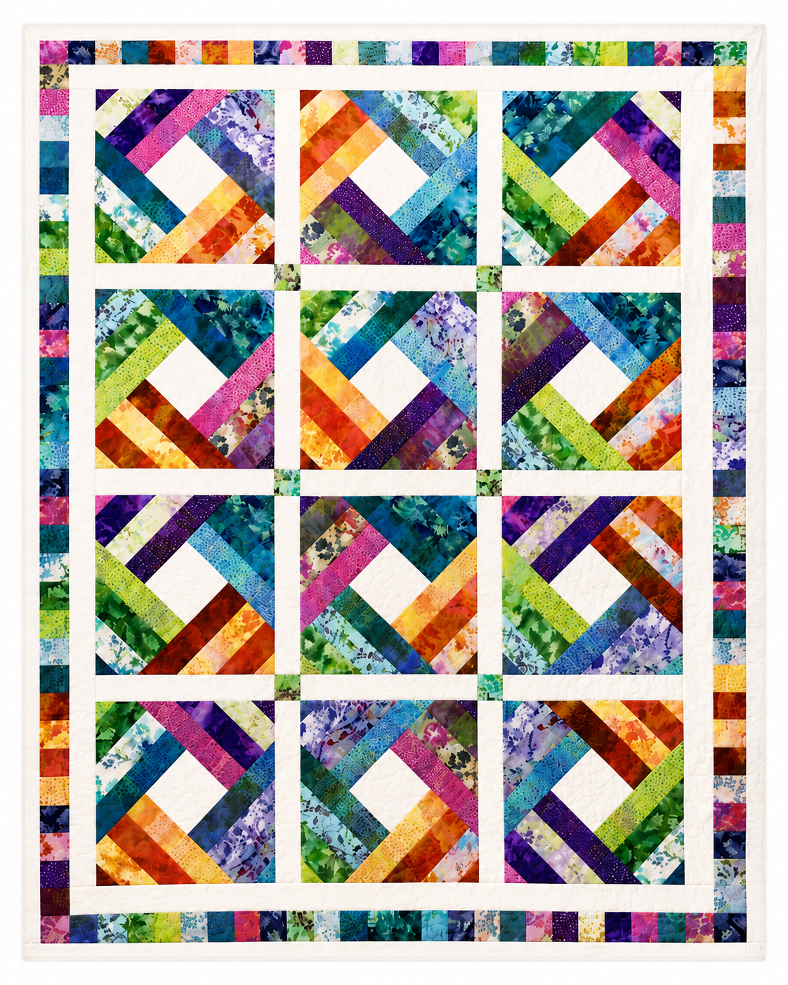Diamond Log Cabin Quilt Pattern - Image 5