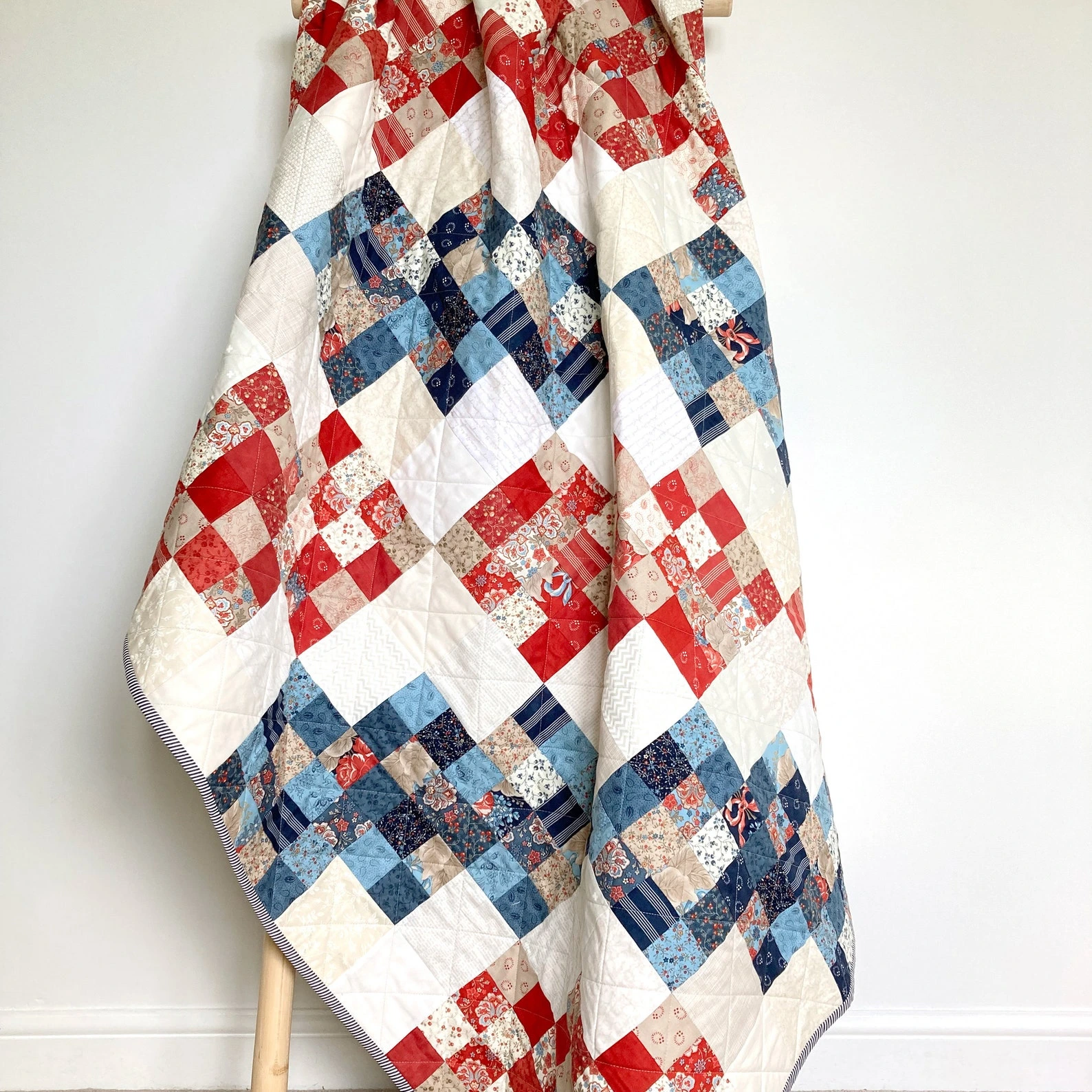 Jelly Roll Quilt: 4 Sizes PDF - Image 3