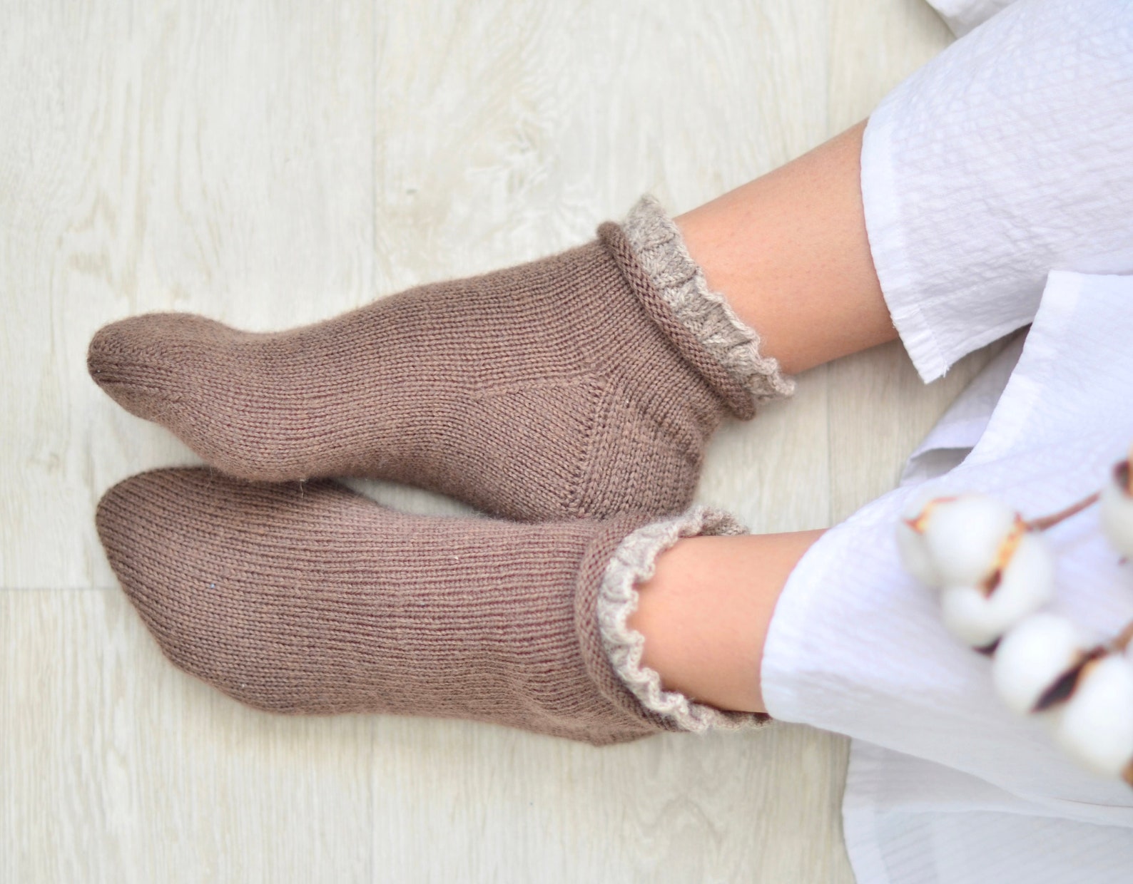 Bloom Ruffle Socks Pattern - Image 4